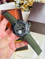High Quality Copy Breitling Chronomat Carbon Bezel Black Dial Watch 45mm